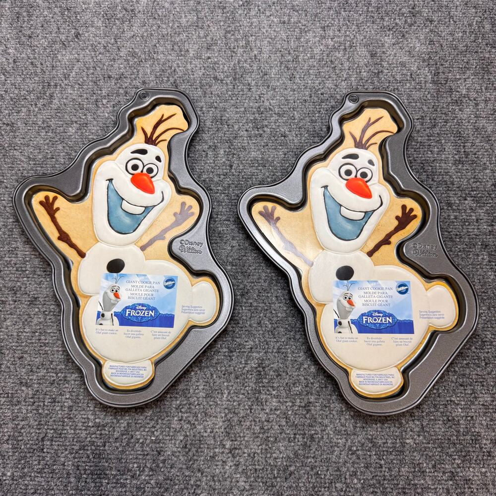 Wilton Disney Frozen Olaf Snowman Cookie Cake Pan Baking Mold 2105-8500‎